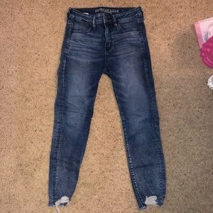 AE jegging crops size 4